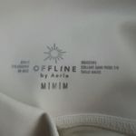 Aerie Leggings Womens Medium White Mesh Offline Goals 7/8 Hi Rise Athleisure Photo 5