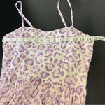 Rococo Sand Avana Midi ruffled corset dress, high low hem, leopard print, sz M White Size M Photo 14