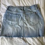 Denim Ripped Skirt Photo 1