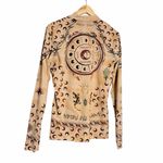 Marine Serre  White Line Tattoo Printed Top Photo 14