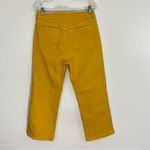 3x1  NYC Shelter Wide Leg Crop Jeans High Rise in Marigold Size 32 Photo 7