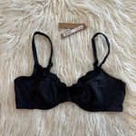 SKIMS  Fits Everybody Lace Underwire Bra Onyx Size 36D Photo 1