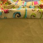 Colorful Embroidered Tote Bag Kate McRostie Garden Tote Pool Beach Shopping Yellow Photo 9