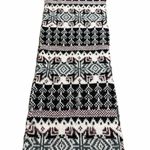 Kohl’s Accessories Fair Isle Infinity Scarf – Black & White Geometric Knit Snood Photo 2