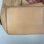 Cole Haan Women’s leather satchel tote pale peach purse 12.5x12.5x5" 10" handle Photo 7