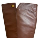 Cole Haan  Chrystie Tall Leather Square Toe Block Heel Knee High Boots Size 6 Photo 1