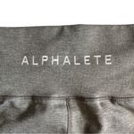 Alphalete  Gray Athletic Workout Exercise Athleisure Arro Seamless Leggings Med Photo 6