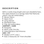 Torrid Heart Kimono Size 2 Photo 2