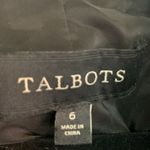 Talbots  Black and White wool blend‎ plaid  jacket size 6 Photo 4