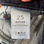 Mother high waisted looker ankle fray jeans in close to the edge wash size 25 Blue Photo 13