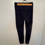New Balance Athletic Leggings Navy Blue Mesh Photo 7