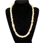 Three Strand Freshwater Pearl Necklace Hand Photo 0