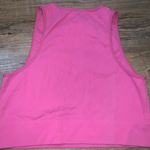 Garage hot pink plunge crop top Photo 4