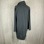 Brunello Cucinelli  Pockets Hoodie Dress Womens Large Black Long Sleeve Italian Photo 2