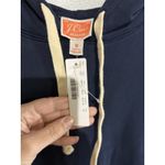 J.CREW Weekend Navy Rainbow Hem Cuff Hoodie Size M NWT Size M Photo 2