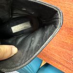 Ralph Lauren LAUREN  Gail Black Leather Moto Bootie Booties Ankle Boots Size 7.5 Photo 14