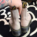 Dr. Martens Jadon III Pisa Leather Taupe Combat Boots Photo 5