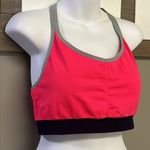 Athleta  Bright Coral & Navy Padded Pullover Adjustable Razorback Sports Bra- XL Photo 2