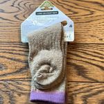 Alaska Knits Outdoor Merino Wool Blend Midweight Crew Socks Fisherman Core D14 Tan Photo 3