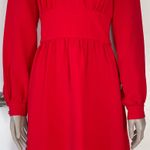 Kate Spade Red  New York Tie Waist Dress Photo 3