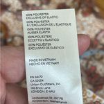 Free People I Got You Printed Long Sleeve Crop Top brown white Sz S Photo 14