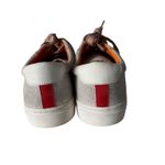 ZARA  Women Metallic Glitter Silver Lace Up Fashion Sneakers Size‎ EU 39 US 8 Photo 5