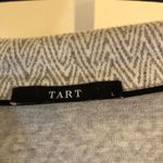 Tart  EUC Women's Light Gray Knit Blazer with Geo Houndstooth Pattern Size L Photo 2