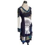 Les Fees Du Vent Sweater Dress Sz Small Floral Gallery Artsy Preppy Harry Potter Photo 5