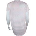 LC Lauren Conrad Lauren Conrad Coral White Striped 'Sunkissed' Short Sleeve T-Shirt Medium Photo 8