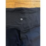 Athleta  Pants Womens Large Black Elation Straight Leg Yoga Athletic Nylon Photo 5