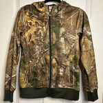 Under Armour Storm Camouflage Realtree Women's Full Zip Fleece Jacket Size XS Photo 0