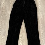 Joe Boxer  Womens Black Polyester Sweat Pants Size Small With Pockets Photo 0
