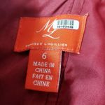 ML Monique Lhuillier Red Lace Fit & Flare Dress Size 6 Photo 2