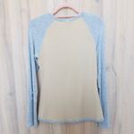 St. John  Womens Baseball Tee Sz S Beige Grey Long Sleeve Minimalist Quiet Luxury Photo 6