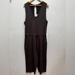 Quince  French Terry Modal Jumpsuit In Black XL Photo 3