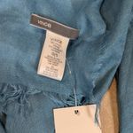 Vince  Viscose and Cashmere Wrap Scarf Blue Photo 1