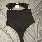 Princess Polly  Black Bodysuit with Cut-Out Design Photo 0