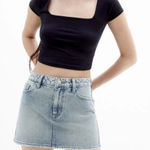PacSun  Light Blue Denim Mini Skirt Photo 0