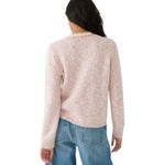 J.Crew  - Marled Sweater Lady Jacket Pink Multi Knit Cardigan Sz L Photo 2