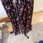 Lane Bryant Black Shimmer Floral Midi Dress (Size 16) Photo 6