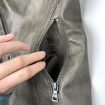 Sam Edelman  Moto‎ Jacket Womens XSmall Sherpa Grunge Biker Hipster Rocker Photo 4