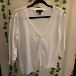 AB Studio  White Cardigan Photo 1