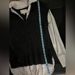 Brochu Walker  Grey Cashmere Blend Sweater With White Collared Shirt XS Photo 10