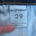 Driftwood Jeans Womens 29 Embroidered Flower Distressed Blue Denim Skinny Photo 10