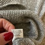 Socialite Gray Ribbed V-Neck Long Sleeve Bodysuit Photo 6