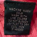 Ralph Lauren Lauren  Petite Women’s Size P/M Pink 100% Cotton Cable Knit‎ V Neck Photo 5