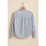 H&M  Light Blue 100% Cotton Button-Up Shirt XS Photo 2