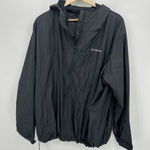 Columbia Womens Black Zuma Stack II Rain Jacket Size 3X Lightweight Travel Photo 0