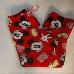 Disney Mickey Mouse Pajamas Red/Black L Cozy Kidcore Casual Comfy Disneyana Sleepwear Photo 2