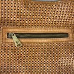 Patricia Nash Marcelli Woven Tan Hobo Genuine Leather Shoulder Bag Purse Photo 7